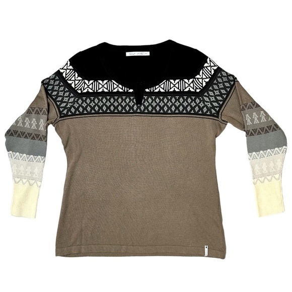 Woolrich Sweaters - Woolrich Knit Light Sweater Top Fair Isle Style Women's Size XL